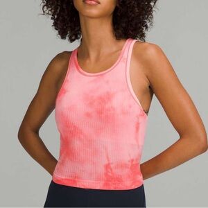 lululemon Ebb to Street Cropped Racerback Tank Top *Space Dye
